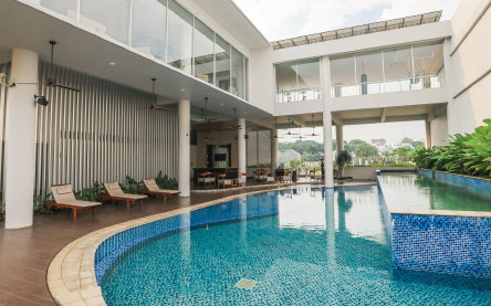 Swimming Pool and Sun Lounge Area